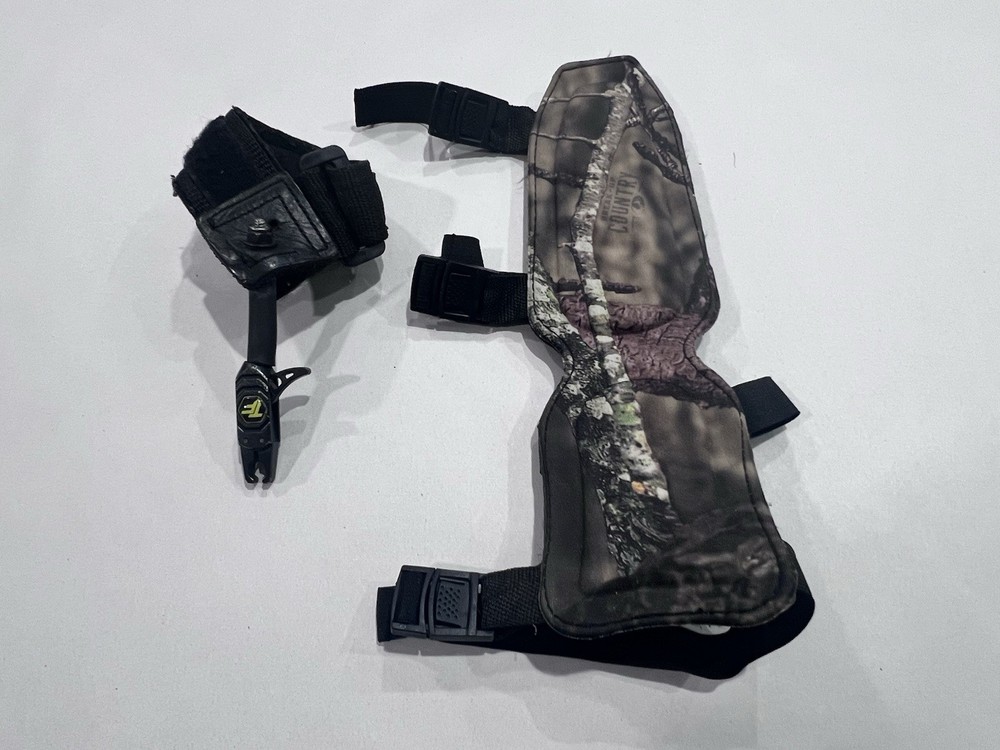 True Fire Compound Bow Archery Release Black & Camo Guard