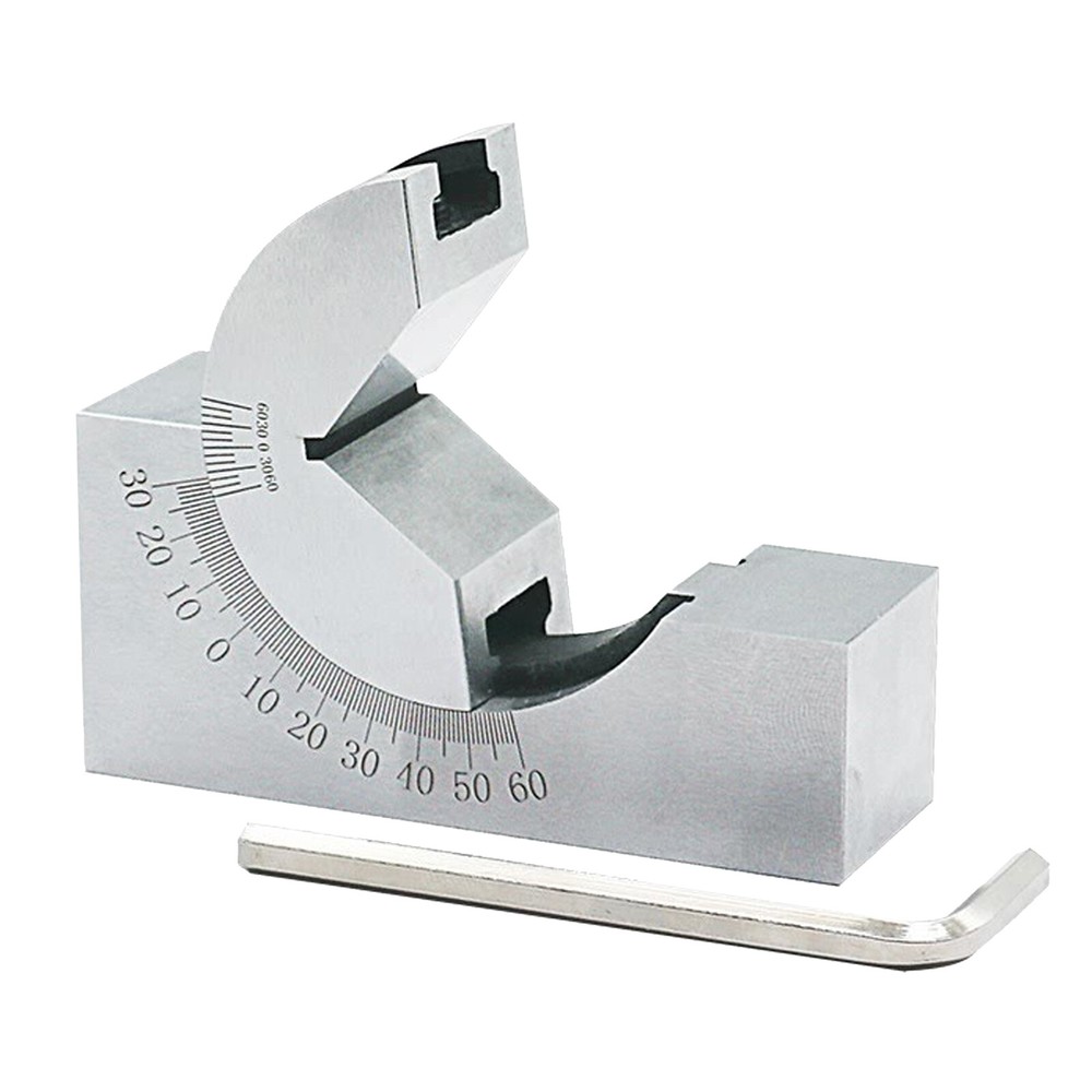 Adjustable Angle V Block Milling Setup 0-60 Degree Angle Block Precision Gauge