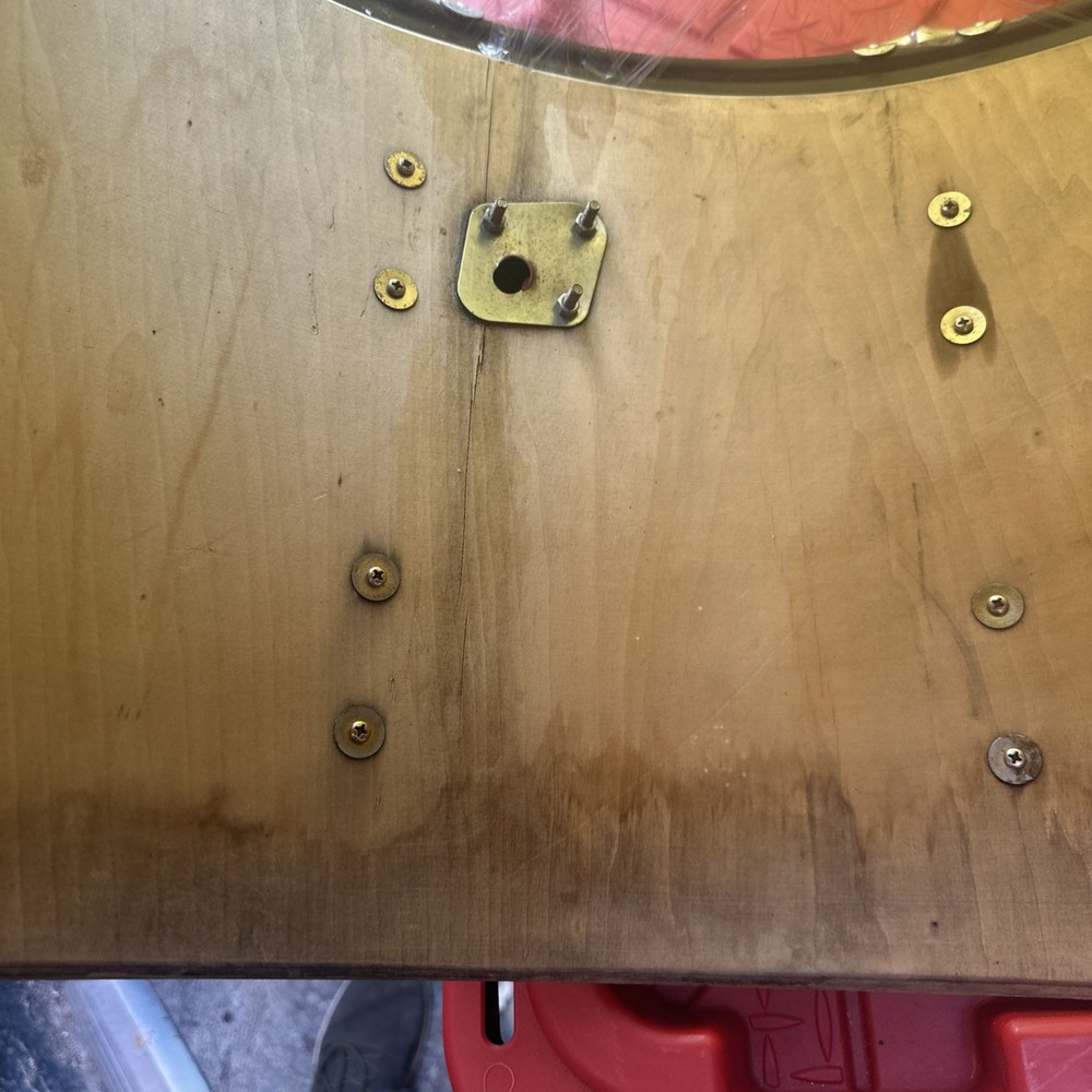 Sunlite drum, likely a floor tom or a bass drum, based