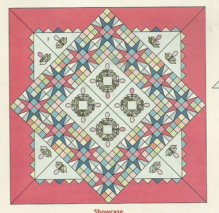 B0574 SHOWCASE QUILT PATTERN/INSTRUCTIONS