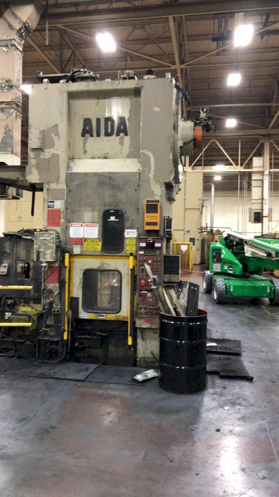 220 Ton AIDA Model CF1-220 Straight Side Cold Forging Single Point Press