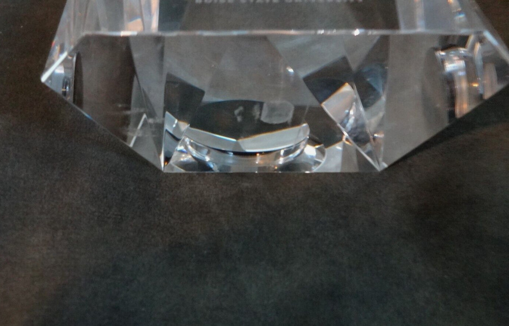 Quest Optical Crystal Tabletop Clock by Howard Miller 645-720