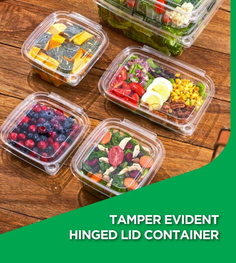 Clear Plastic Tamper Evident Container (TS)