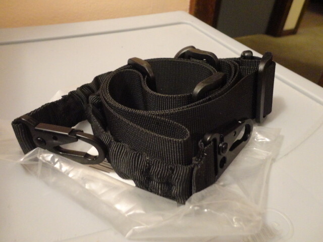 TWO POINTS RIFLE SLING WITH LENGTH ADJUSTER