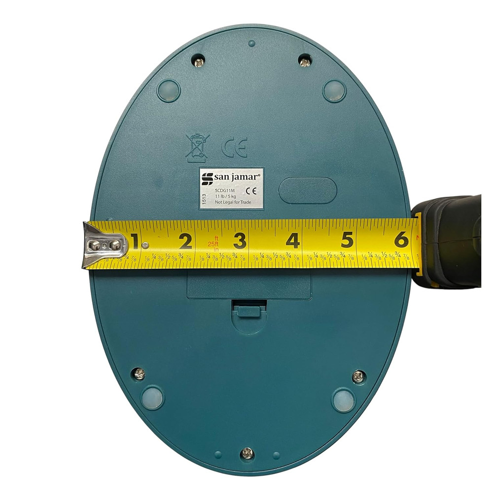 Escali Digital Kitchen Scale, 11 Lb Capacity, Tare Function, Precise Readout, Co