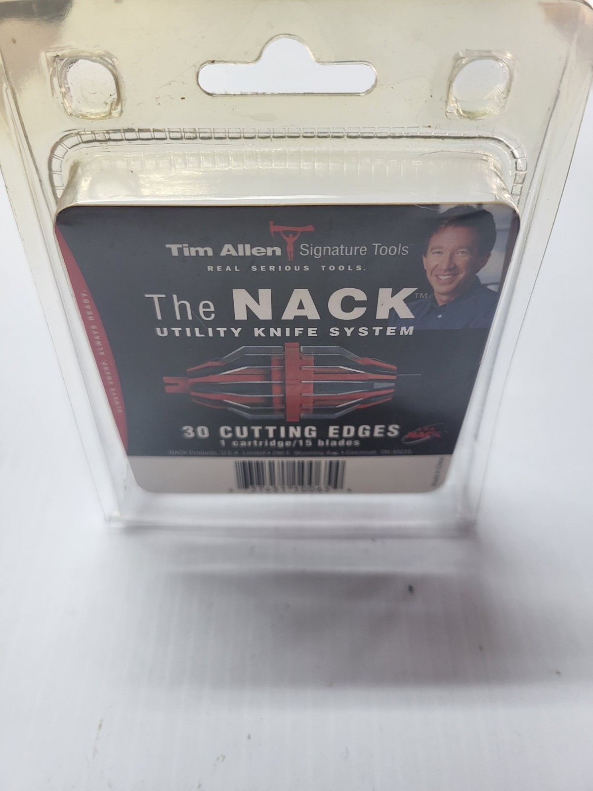 Nack Tim Allen Utility Knife Replacement Blade Cartridge 30 Cutting Edges NEW