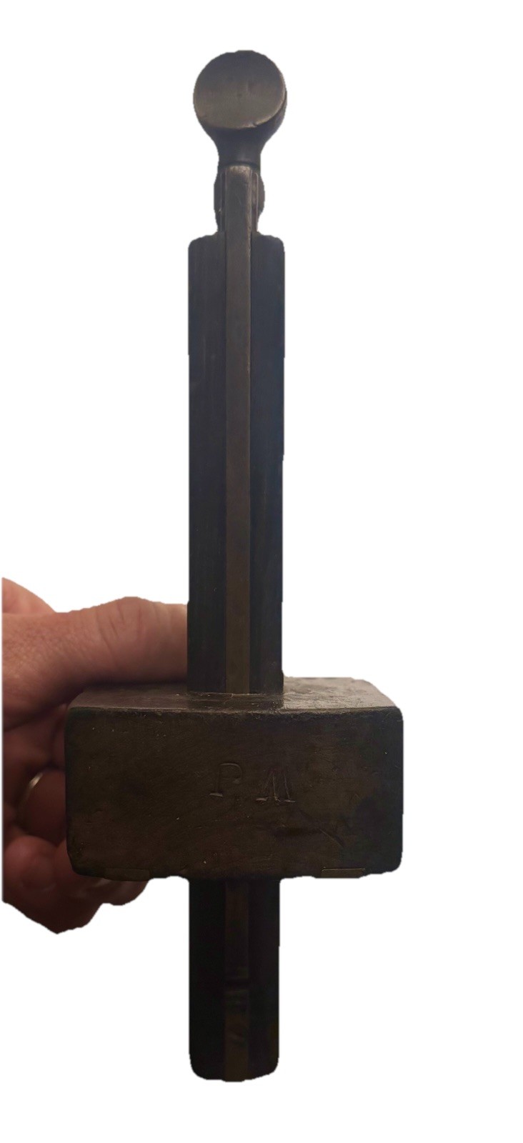 Antique Mortise Gauge W&J Colquhoun & Chapman Glasgow Brass Woodworking Tool