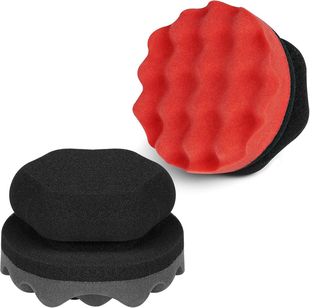 2 Pack Large Tire Shine Applicator Pad, Tire Hex Grip Applicator