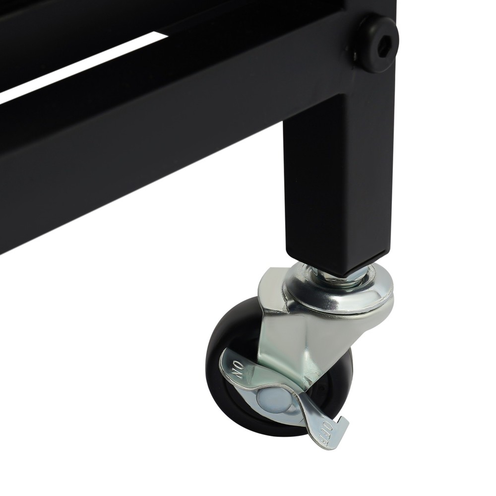 3D Printer Stand with Double Layer Filament Storage Rack Heavy Duty Mobile Table