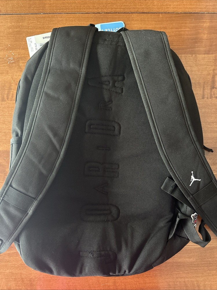 Nike Jumpman Jordan Black Water Resistant Backpack NWT MRSP $75