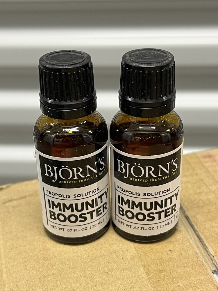 2-PACK - BJORN'S IMMUNE BOOSTER-PROPOLIS Extract SOLUTION .67 fl.oz. Ea.