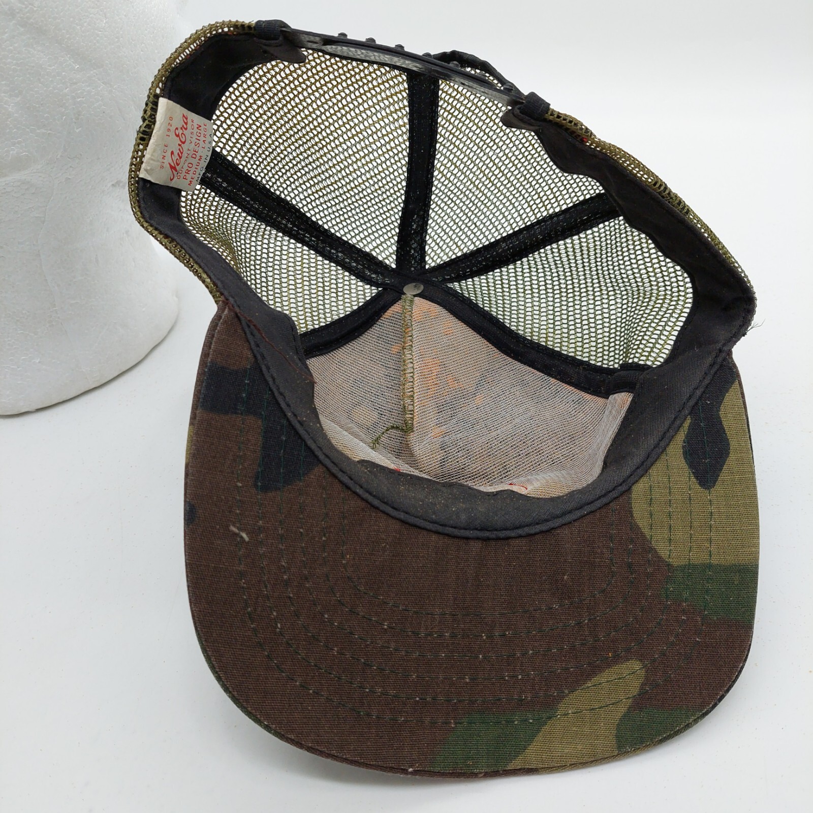 Lufkin Tools Hat Camouflage Snap back Vintage New Era Made In USA