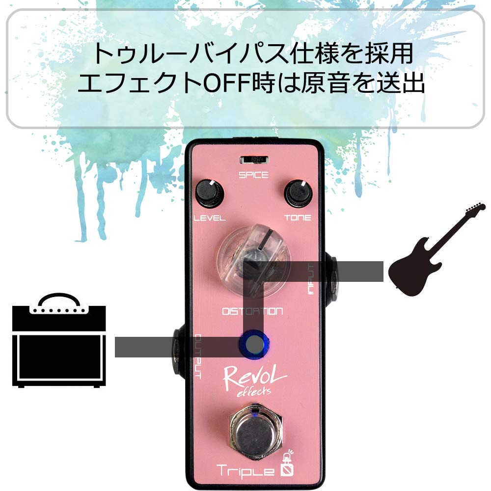 REVOL EFFECTS Levol Effector Effector Distor Triple D EDS-03