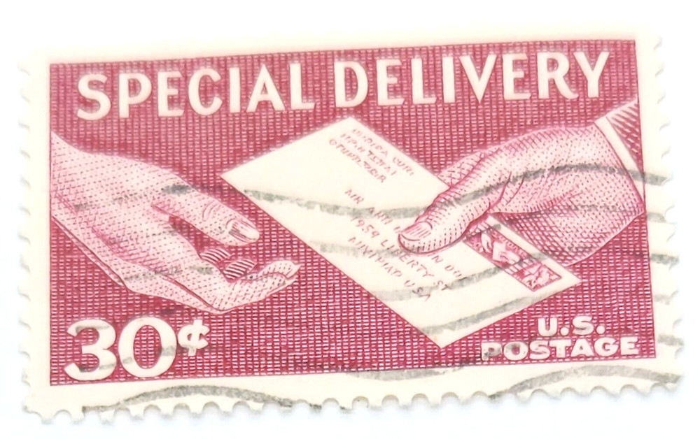 US Scott #E21, Single 1957 Special Delivery 30c Used