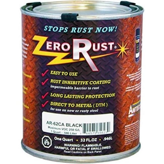 Zero Rust ZERAR-62QT-CA 1 qt. High Solid Zero Rust Primer Black