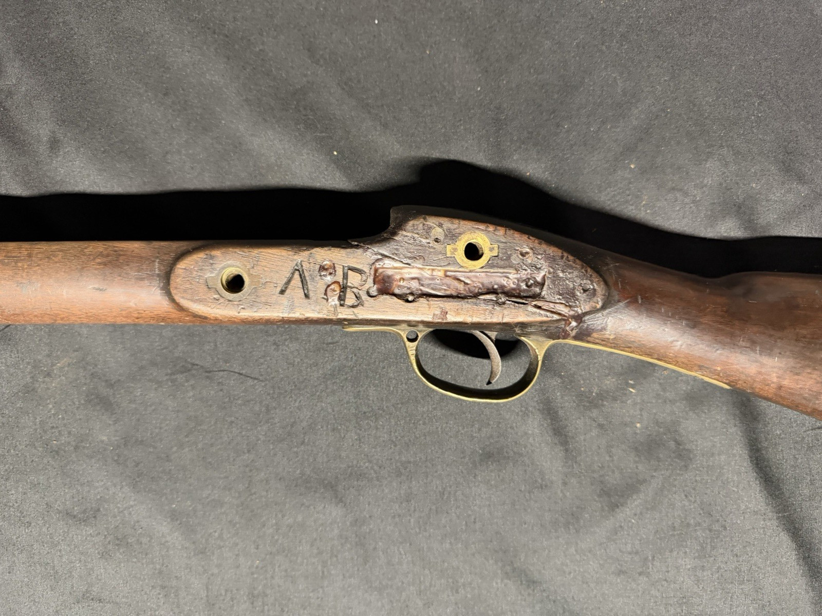 Civil War Era British P-1853 Enfield Damaged Sporterized Stock!