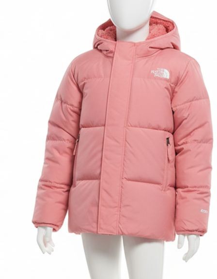 The North Face Kids Girl's Pink North Down Hooded Jacket Size 5