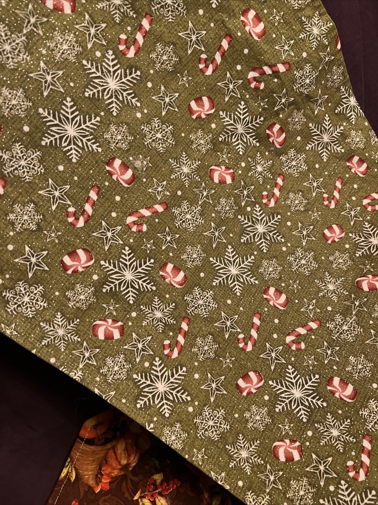 Reversible Table Runner - 41" - Christmas and Fall themed