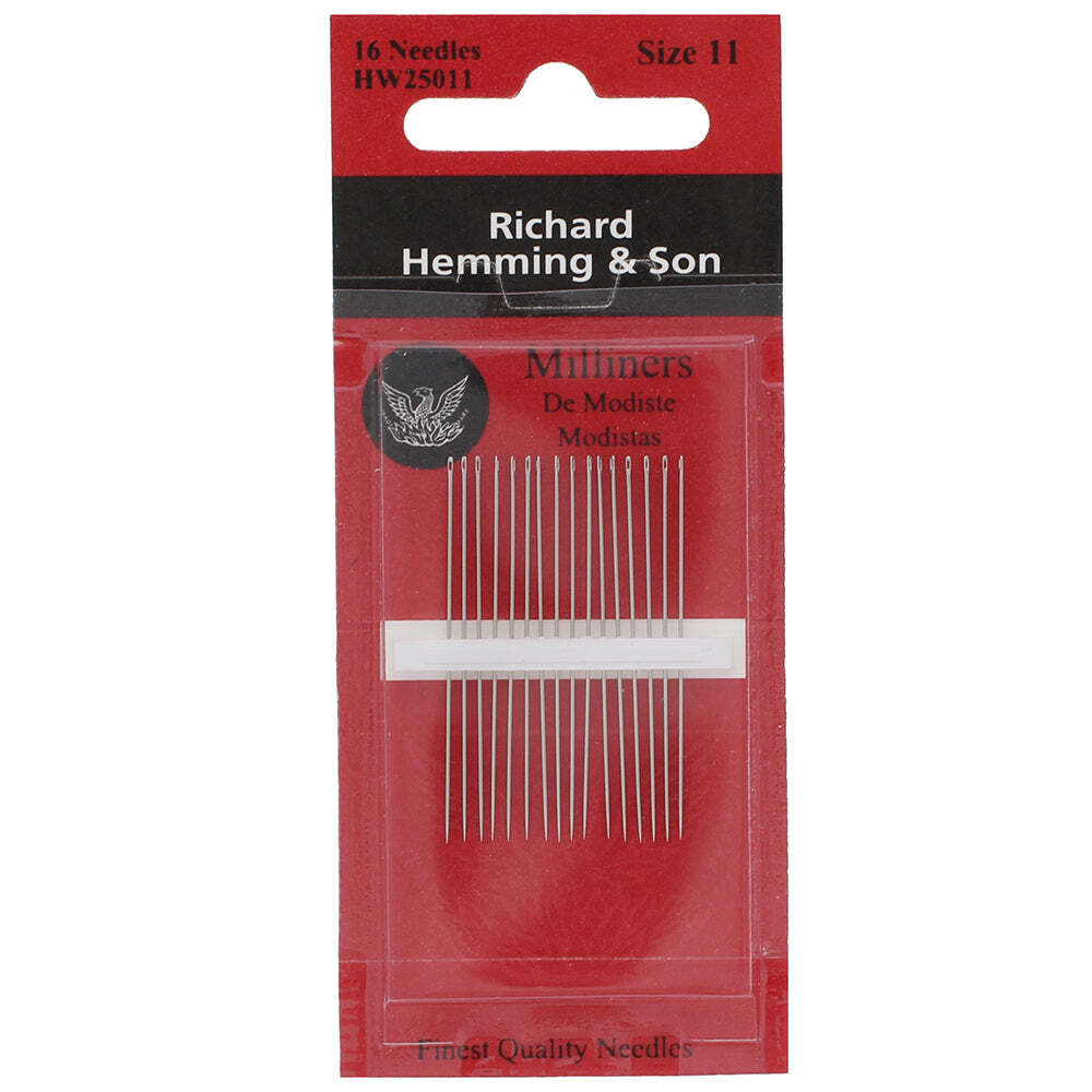 Richard Hemming & Son Milliners Needles - Size 11