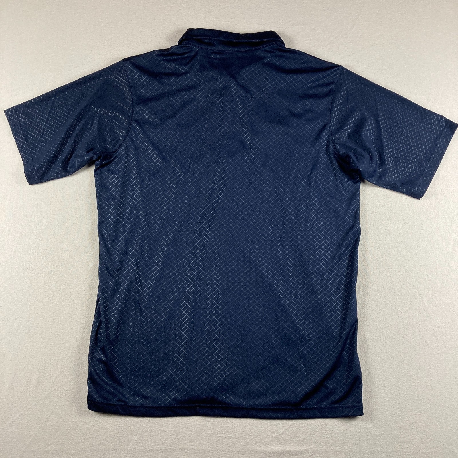 NEW Antigua Inspire MLB Golf Polo Mens Large Blue Navy Logo Diamond Stretch