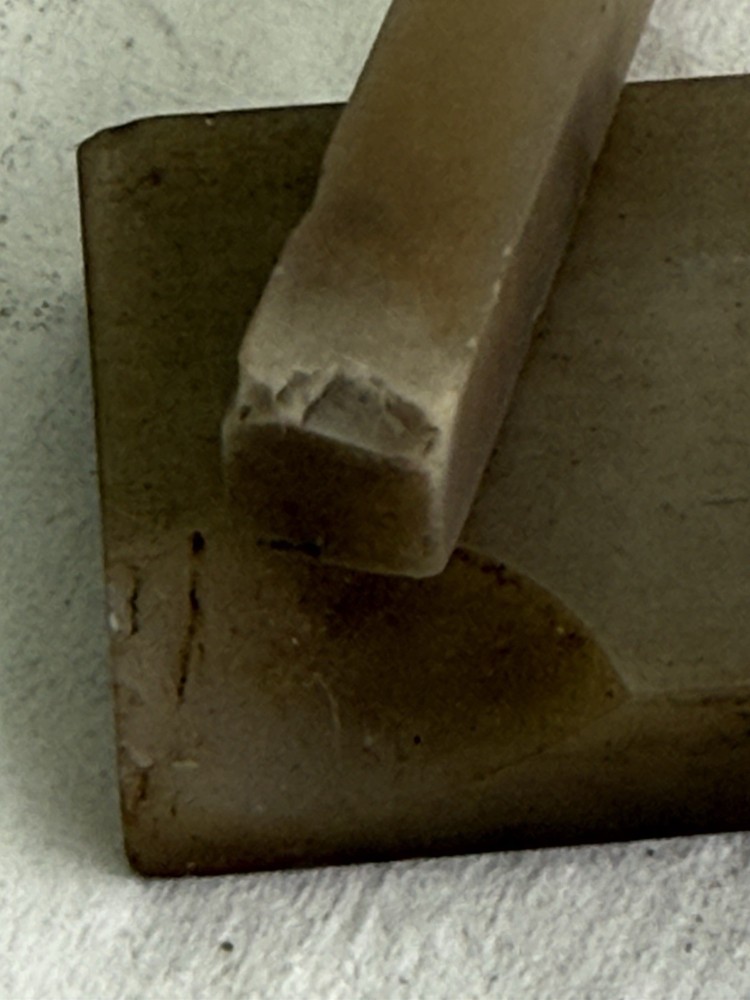 Two Small Translucent sharpening Stones Used