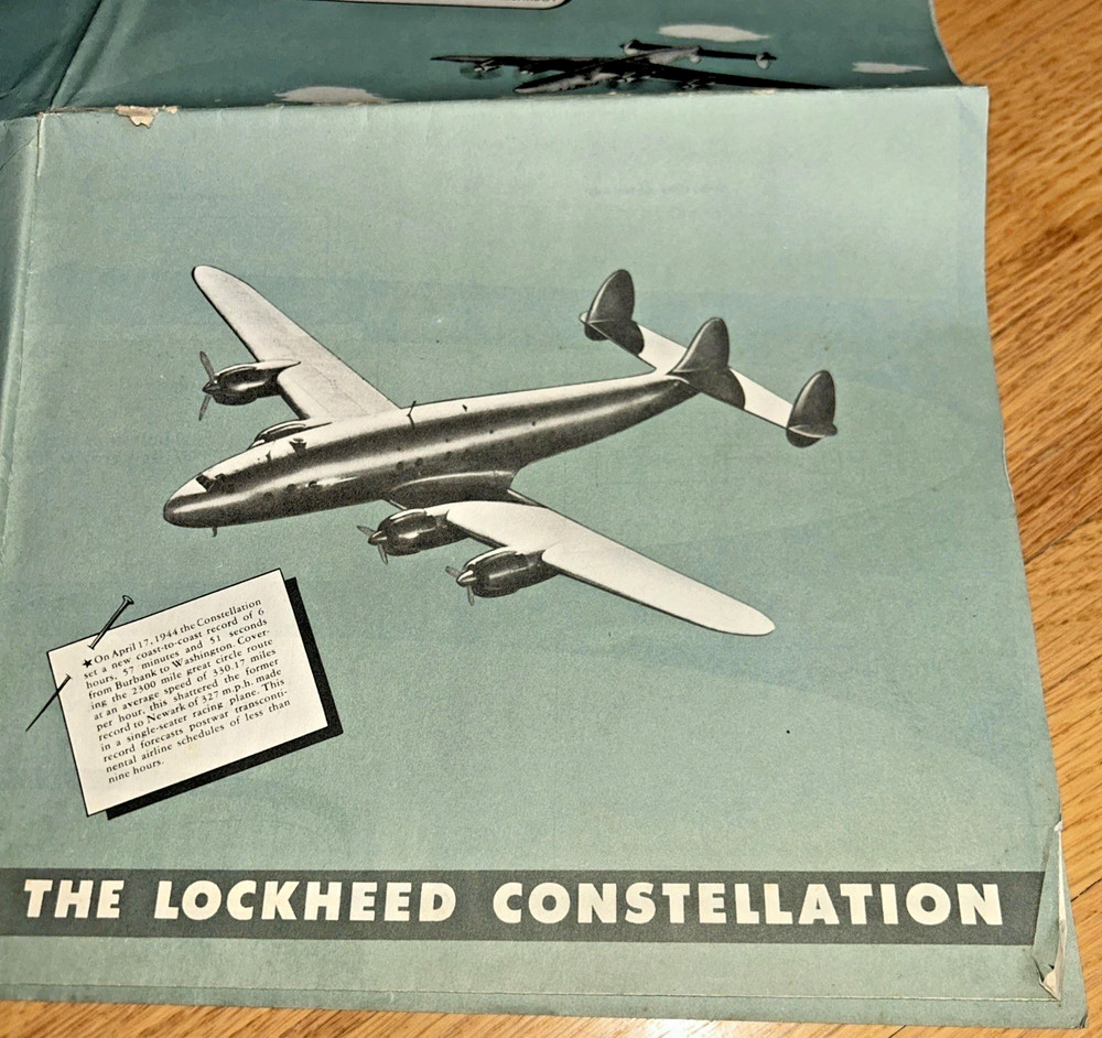 1944 LOCKHEED CONSTELLATION MODEL PLANS