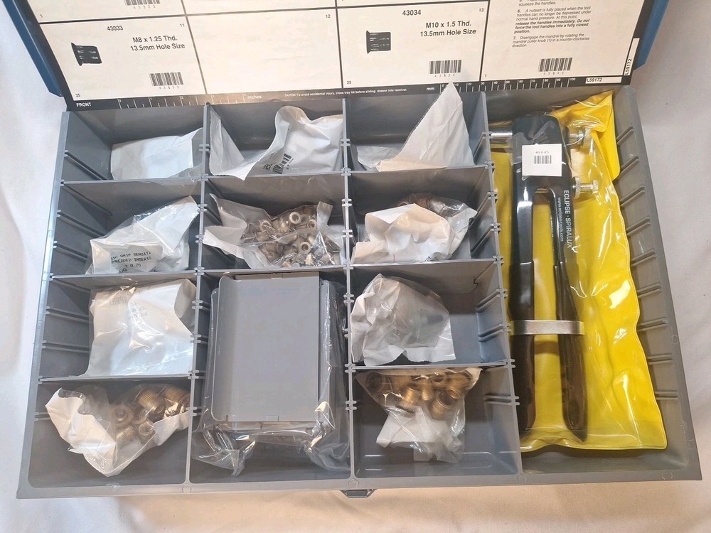 59172B-MSC, M4-M10 Metric Sealed Thinserts Threaded Inserts w/Tool 45045