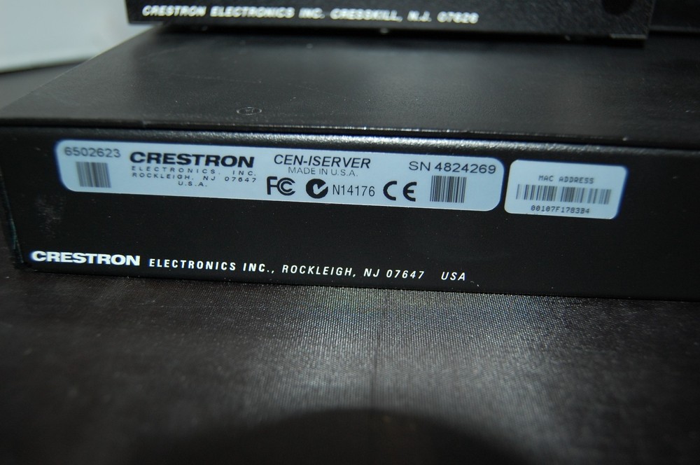 reston network audio server, tuner and RF gateway control processor