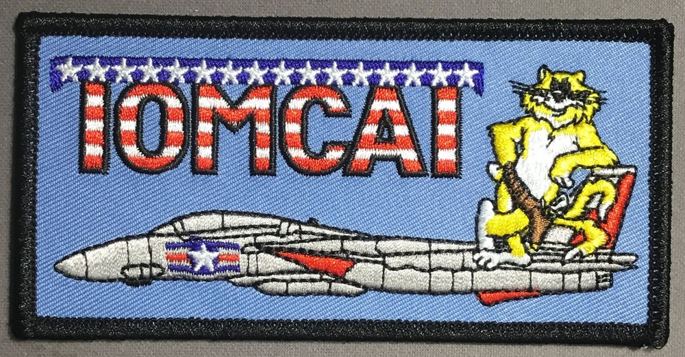USN Navy F-14 TomCat licensed hat patch