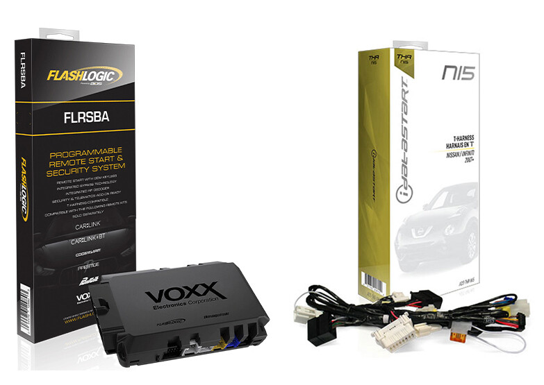 Flashlogic FLRSBA Remote Start Module 3X LOCK Start Selected NI5 Harness + ASCL6