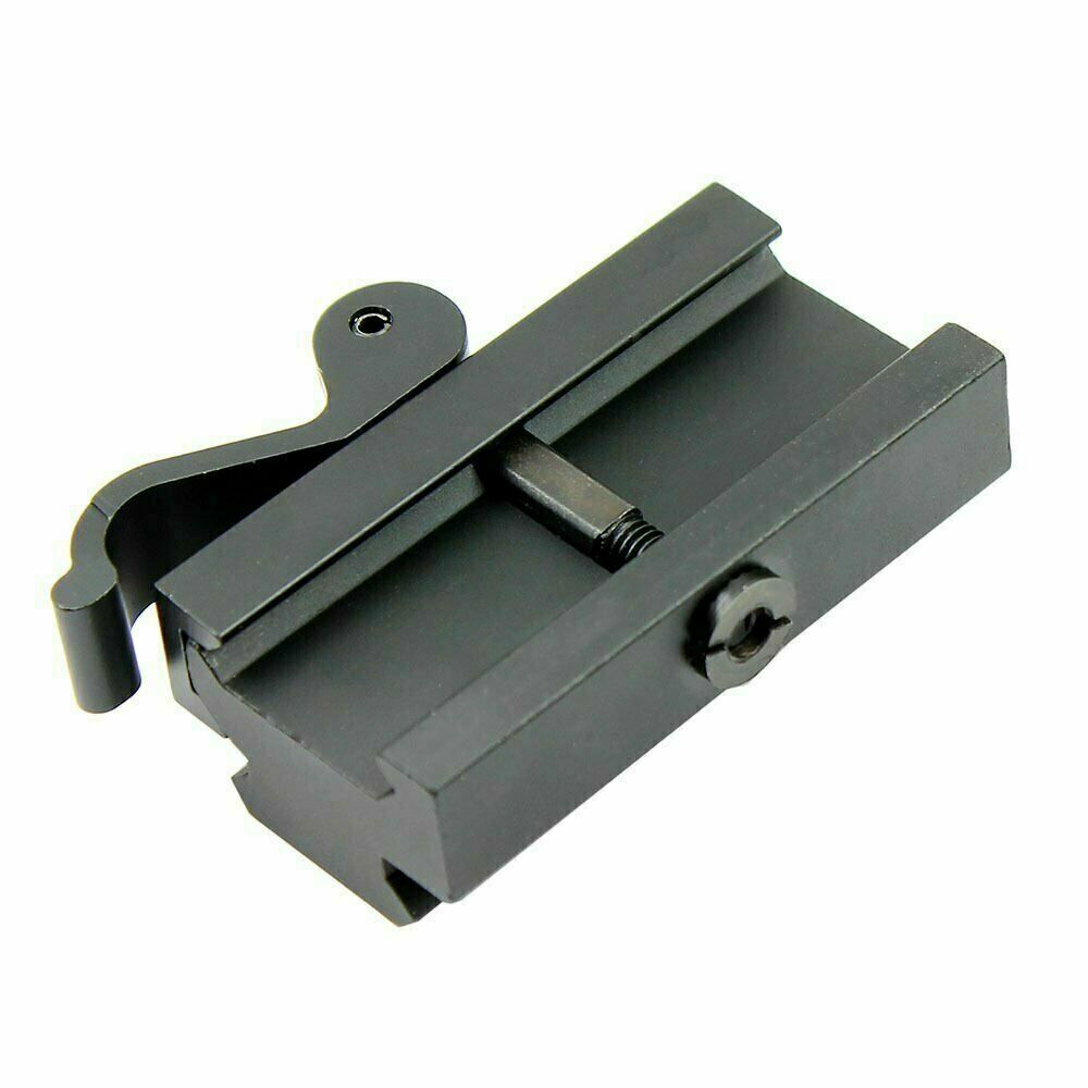 Quick Release .5" Low Profile Riser QR Block Mount for Picatinny / Weaver Rail