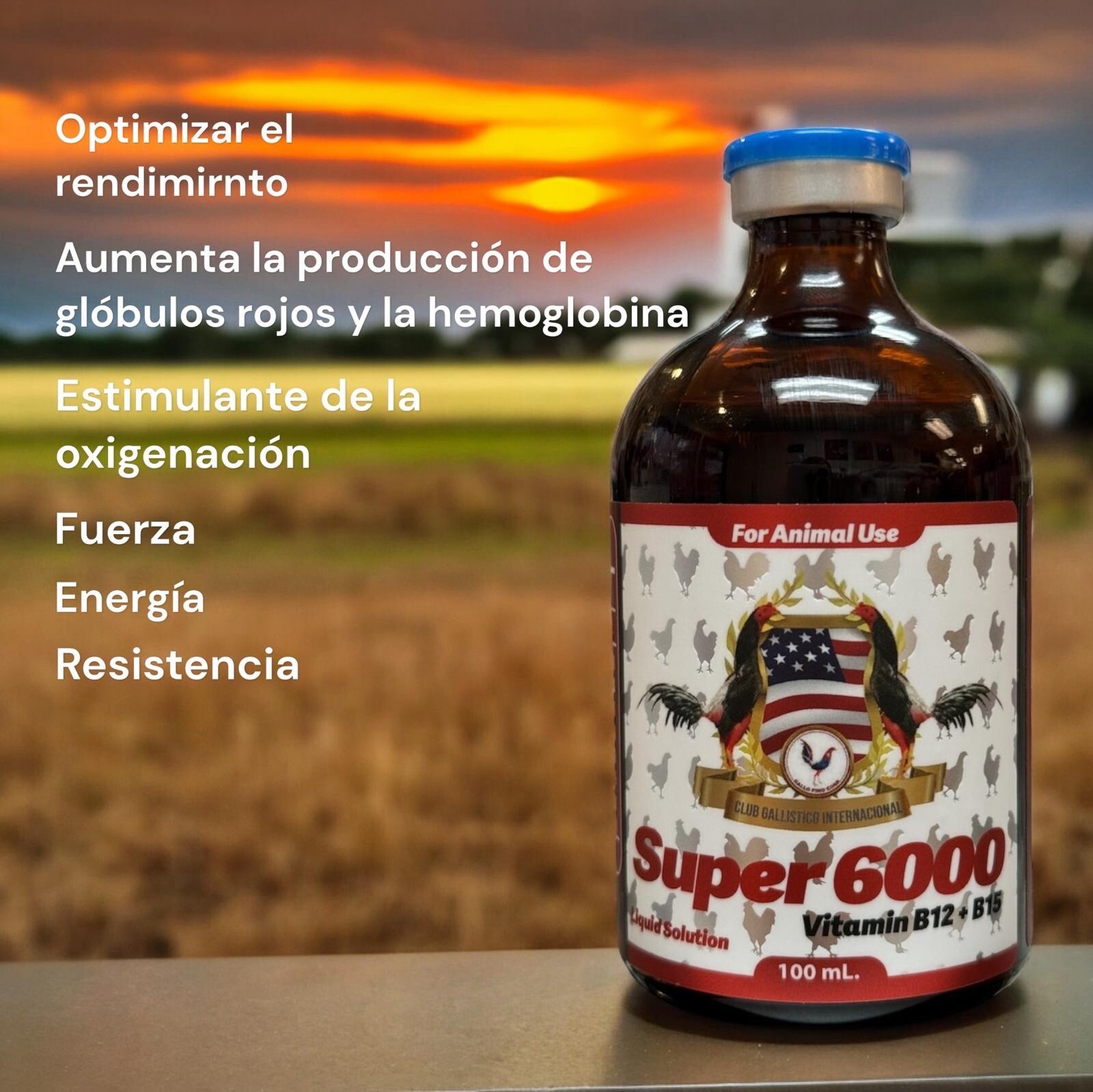 Super Vitamina B12 6000 B12 +B15 100ml