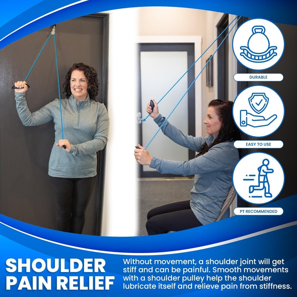 RangeMaster Blue Ranger Basic Shoulder Therapeutic Exercise Over the Door