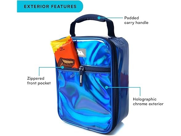 Arctic Zone Chrome Lunch Box Combo Midnight