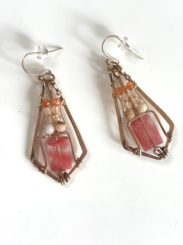 Apricot Earrings E84015