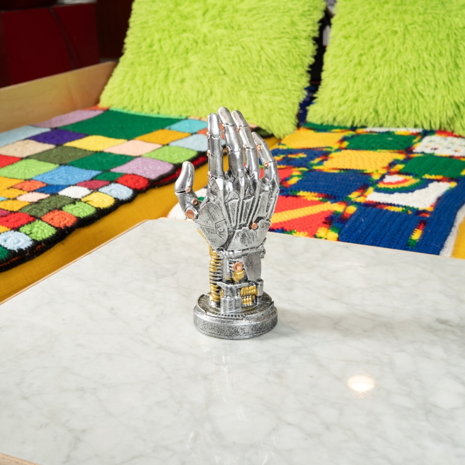 Terminator Cyborg Robot Hand Replica Statue Collectible Detailed Design