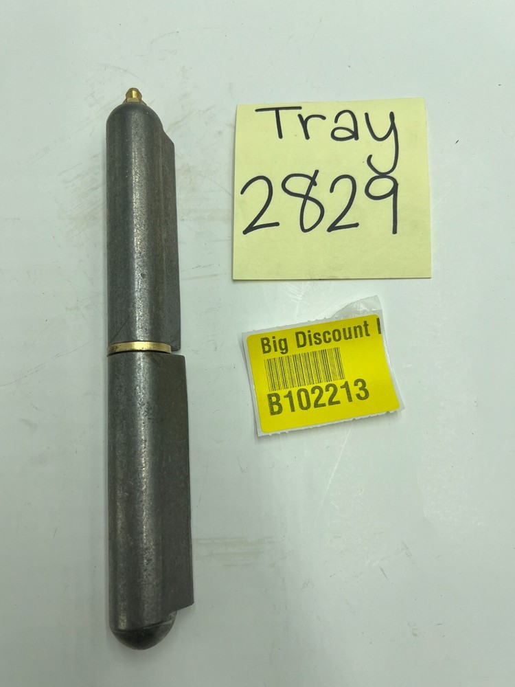 Weld On Hinge Steel Grease fitting Brass Bushing 1" Diameter