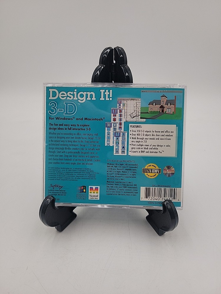 The Learning Company Design It 3D for PC, Mac