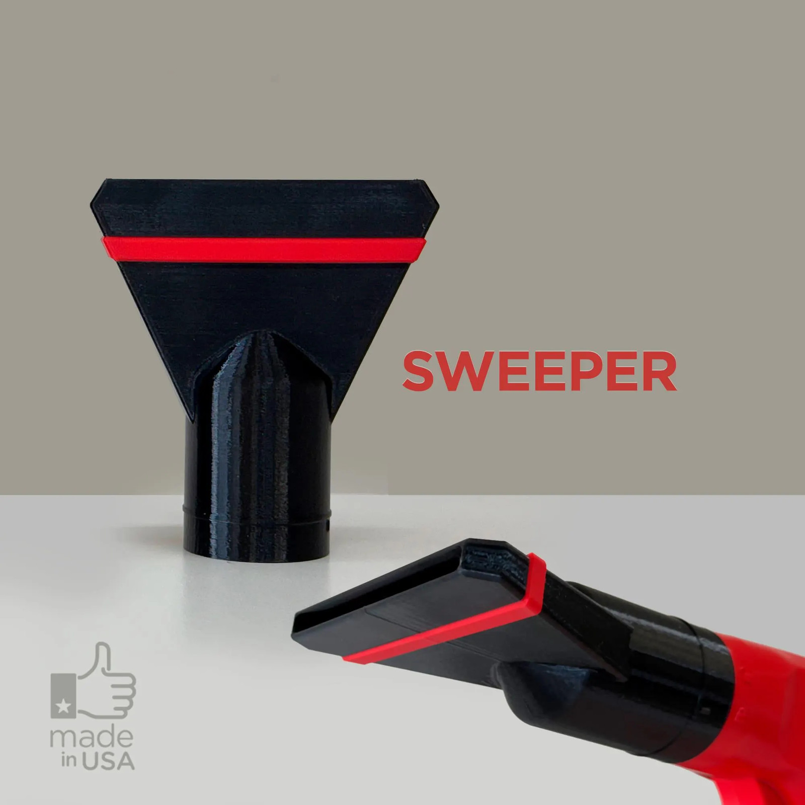 Bauer 20V Blower Nozzle Attachment: Compact Airflow, Model 1916C-B