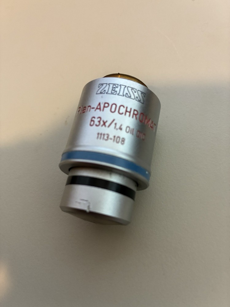 zeiss Plan-APOCHROMAT 63x/1.4 oil DIC microscope objective