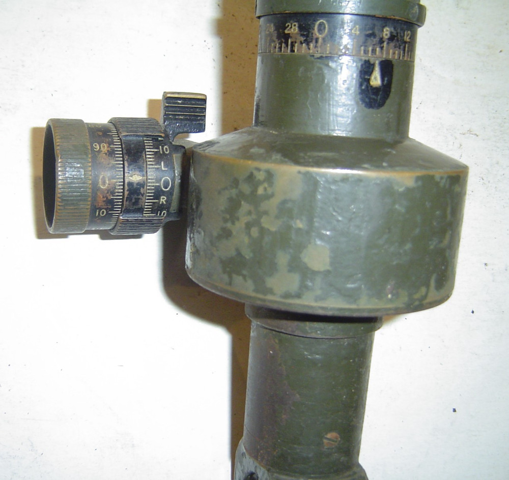 Telescope WWII U.S. Artillery Panoramic M12 A2 Scope M12A2