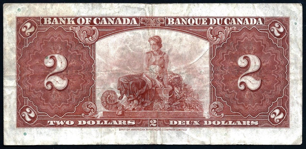 Canada 1937 Two Dollar PK 59c VF