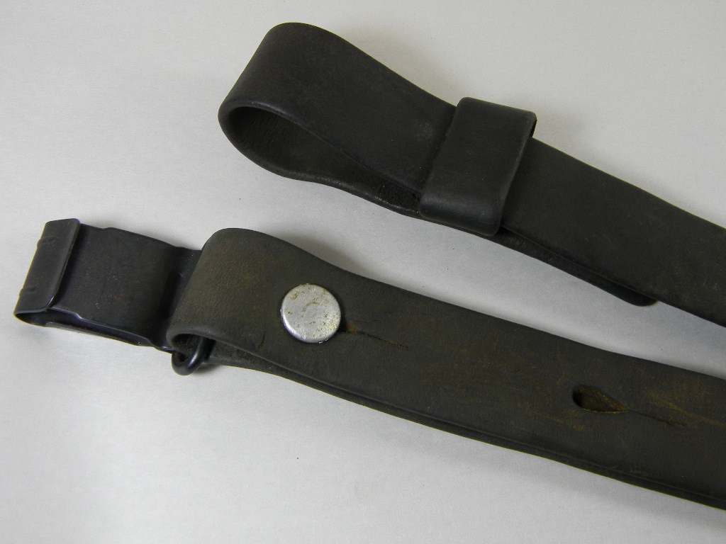 ORIGINAL SWISS ARMY SCHMIDT RUBIN MOD. 1889/1911 LEATHER SLING VARIOUS DATES.