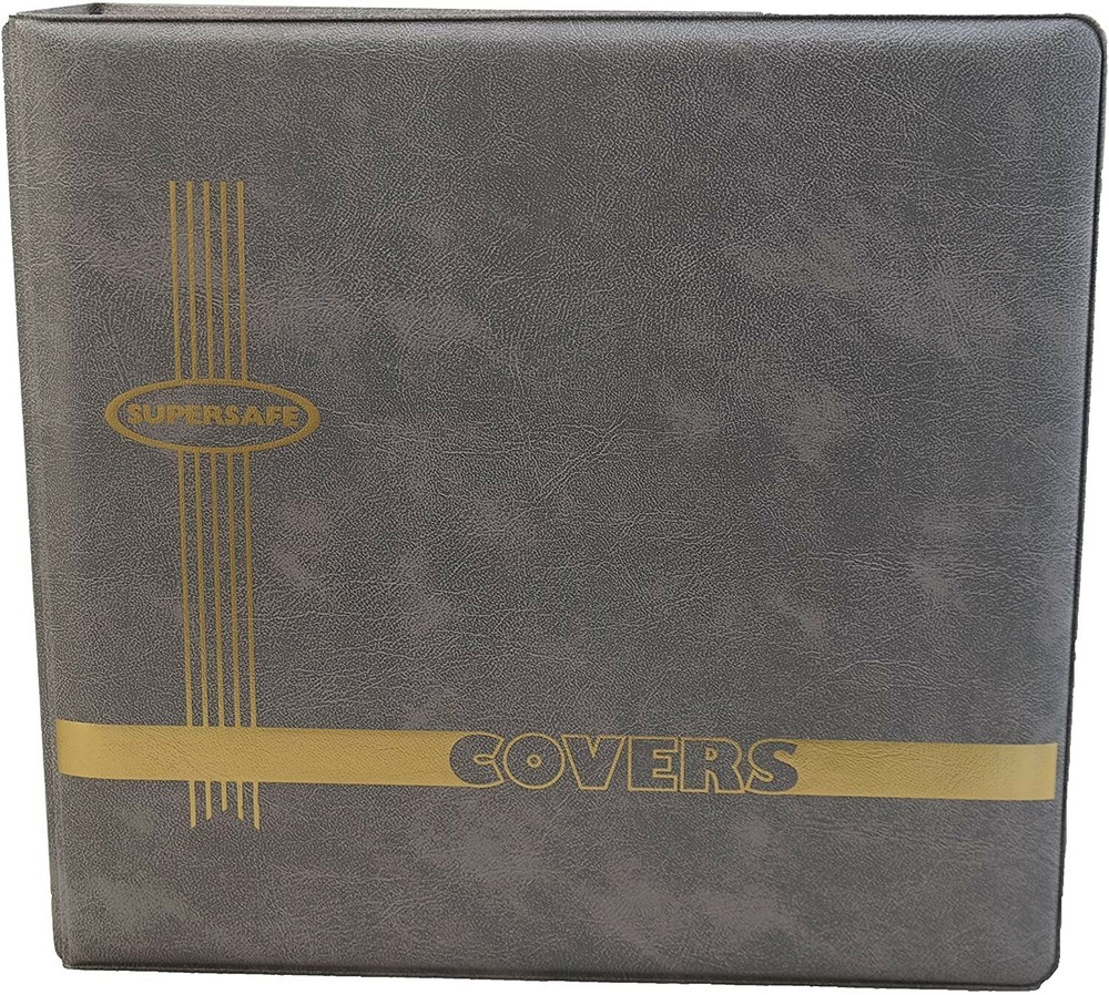 Supersafe #10 Cover Binder In Gray 3 D Rings FDC Folder Made in USA