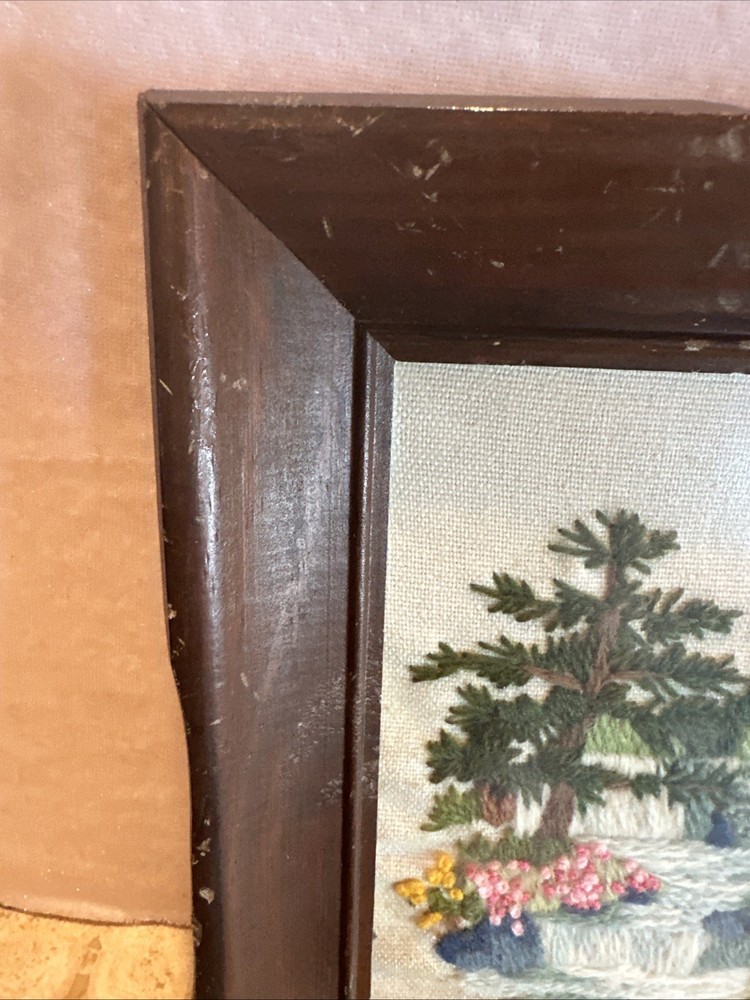 Stitcher Waterfall Evergreens Frame