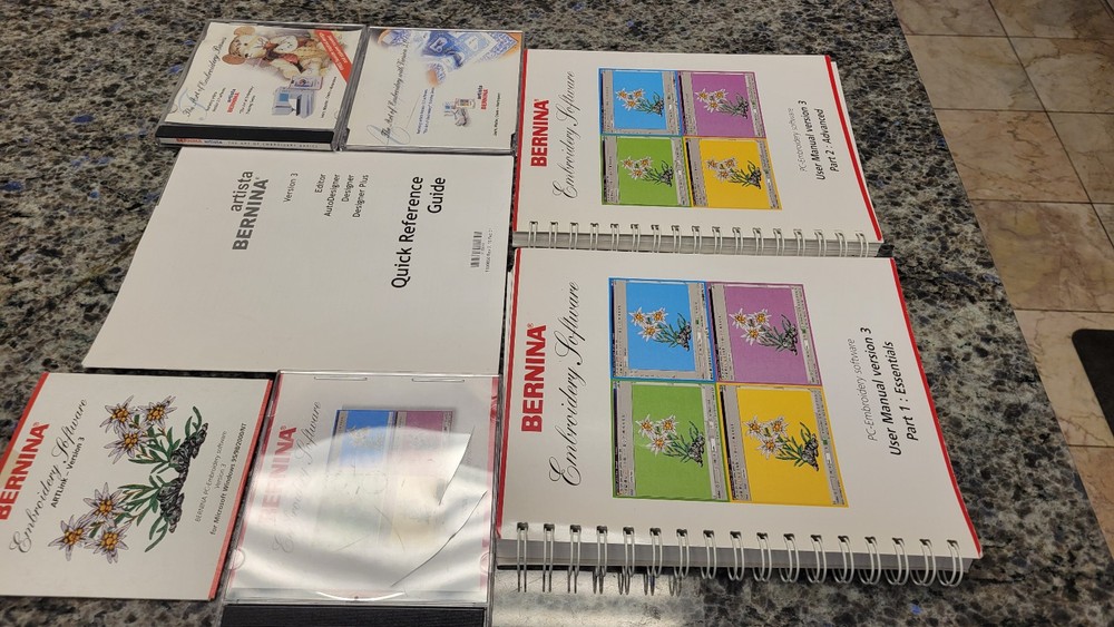 Bernina Embroidery Software 3 Installation Replacement CD PLUS