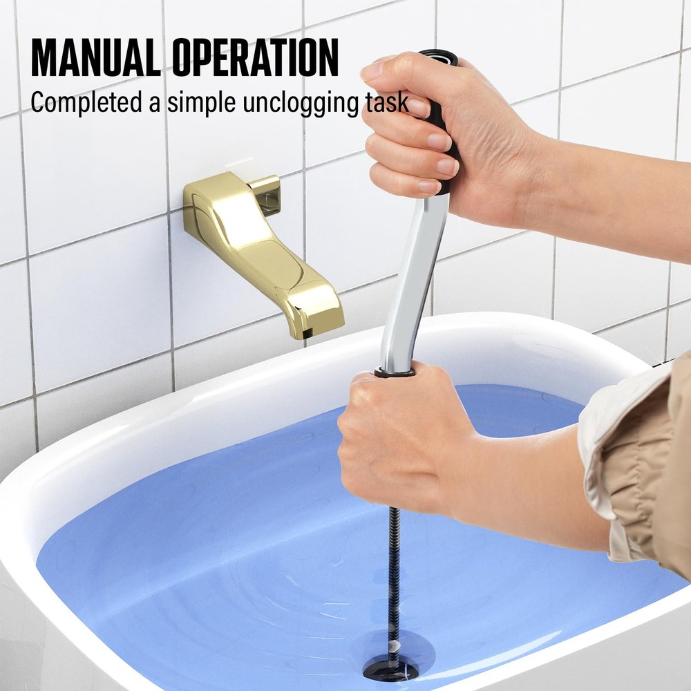 POPULO 25FT Replaceable Cable, Compatible with POPULO Electric Drain Auger(CA