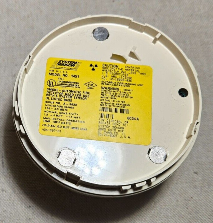 System Sensor 1451 Smoke Det.