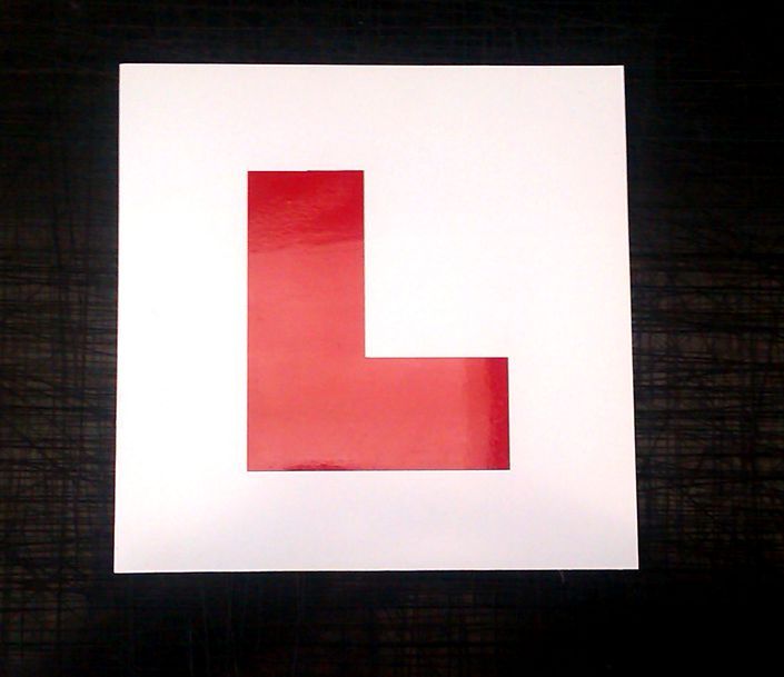 2 x Magnetic L Plates for Learner Drivers