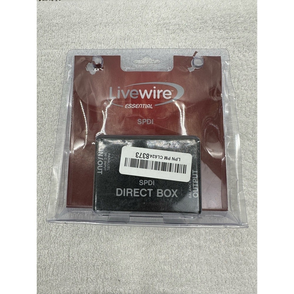 Livewire SPDI Passive Direct Box with Attenuation Pad